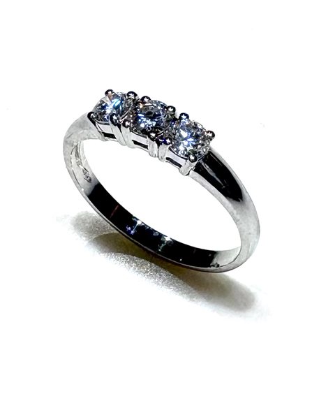 Ringe Ititoli Dame Trilogy in Weißgold Diamante 0.63 Ct RV0256#BLB - RV0256#BLB